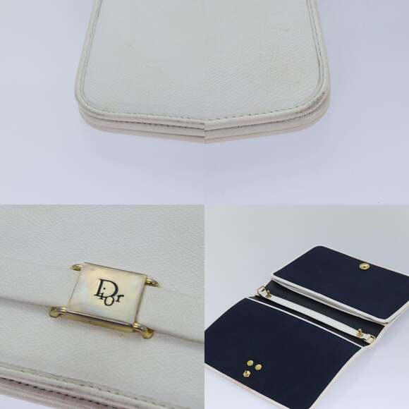 DIOR Shoulder Bag Leather White - Picture 10 of 12